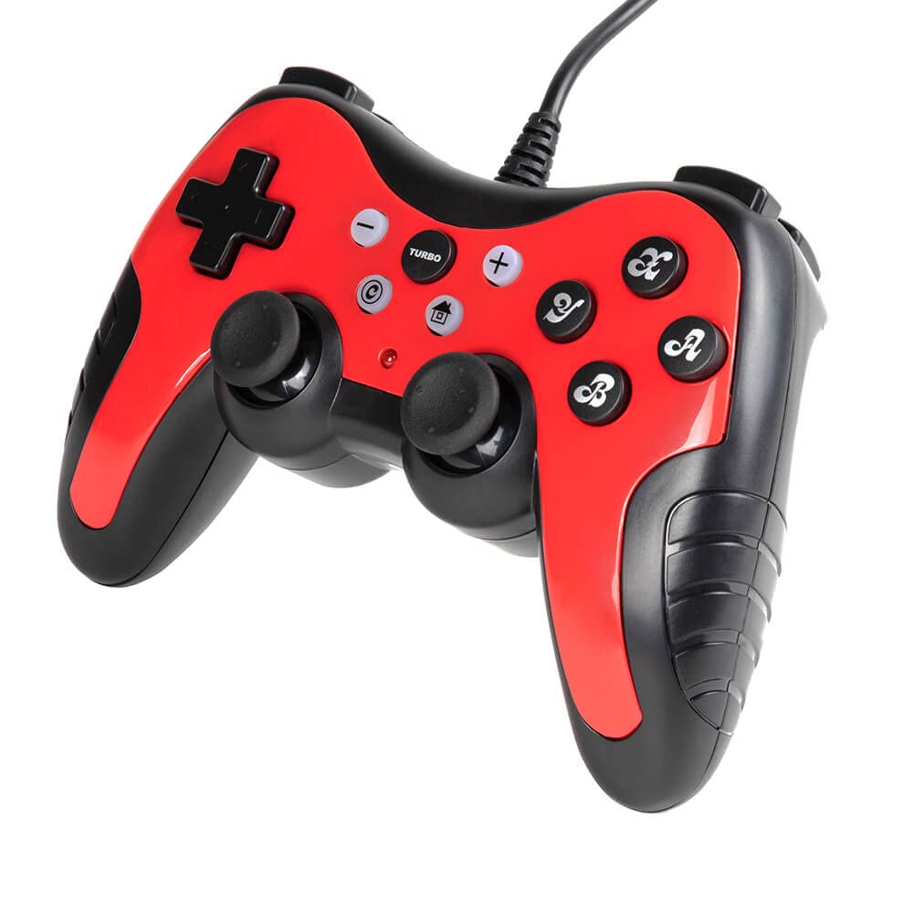 Amazon.co.jp: Switch用 USBコントローラPro Lite (レッド) : ゲーム